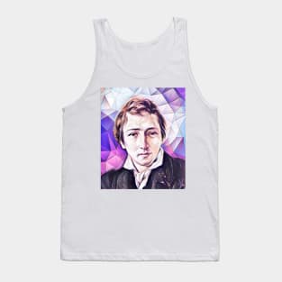 Heinrich Heine Pink Portrait | Heinrich Heine Artwork 8 Tank Top